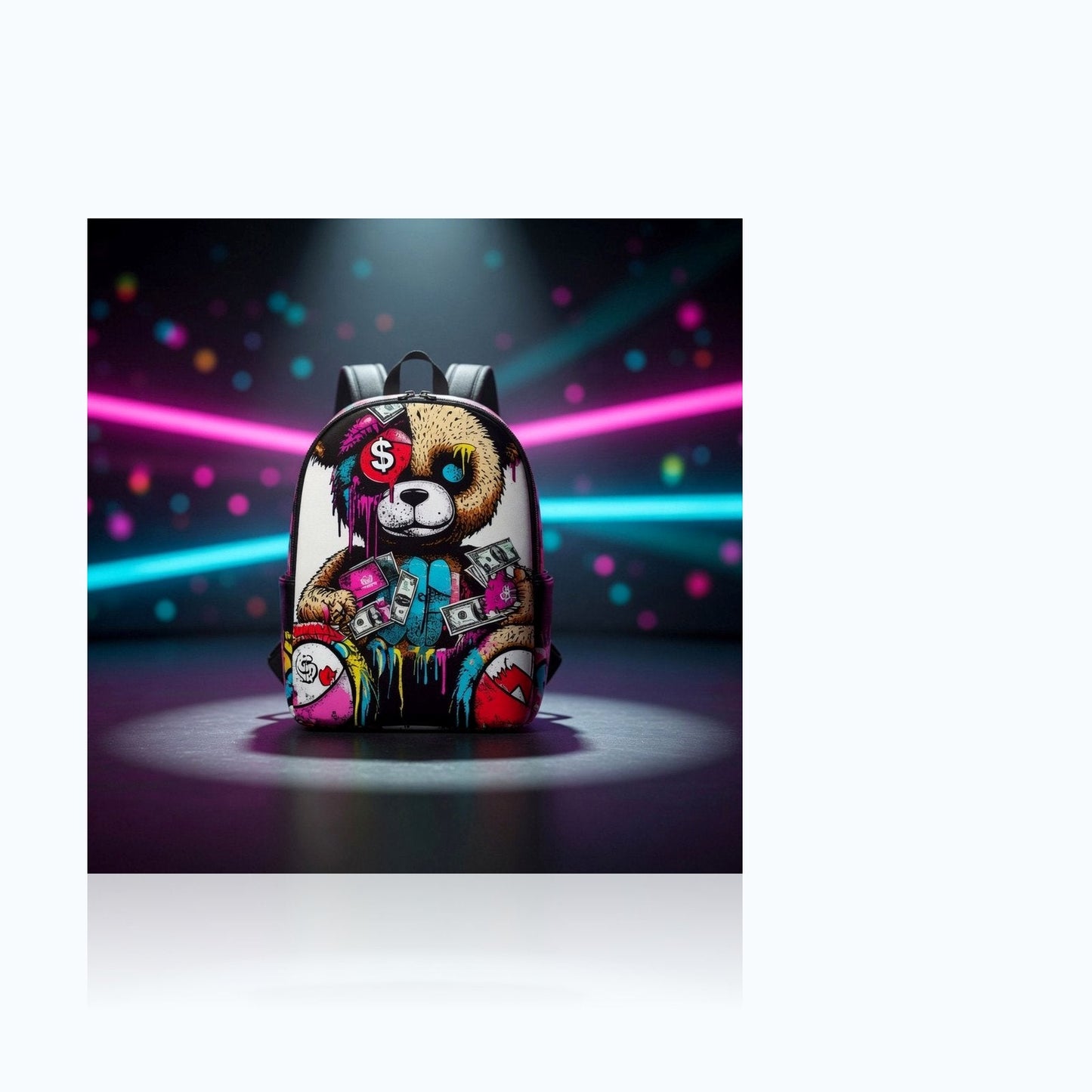 Bear Graffiti Backpack — Elevate fountain