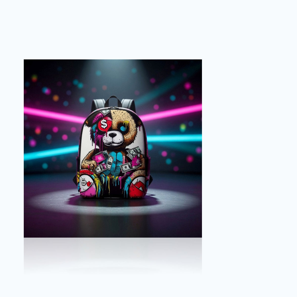 Bear Graffiti Backpack — Elevate fountain