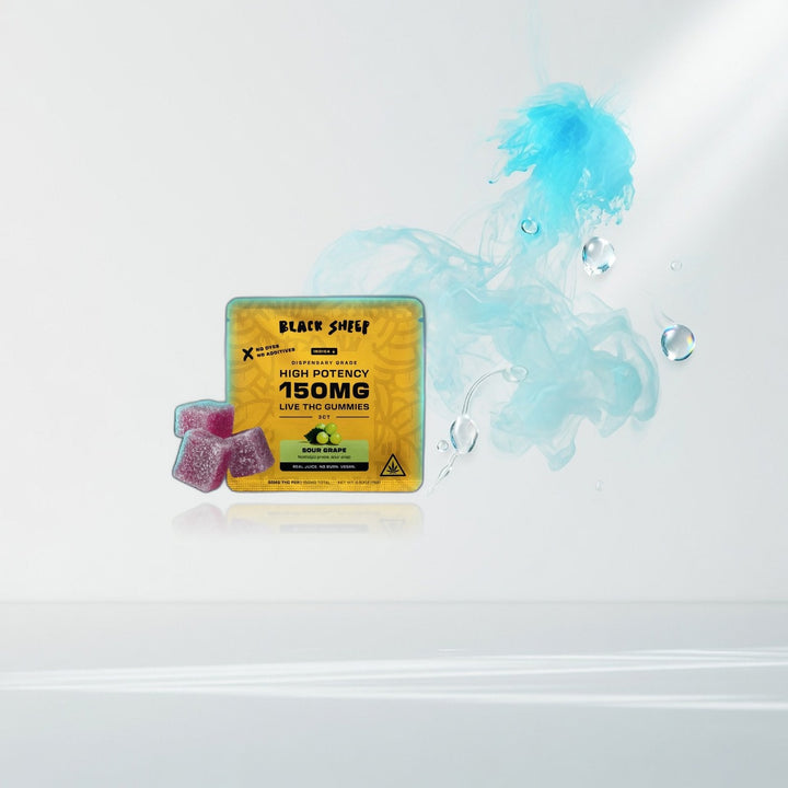BKS Live THC Gummy - Sour Grape (Indica) - 3ct — Elevate fountain