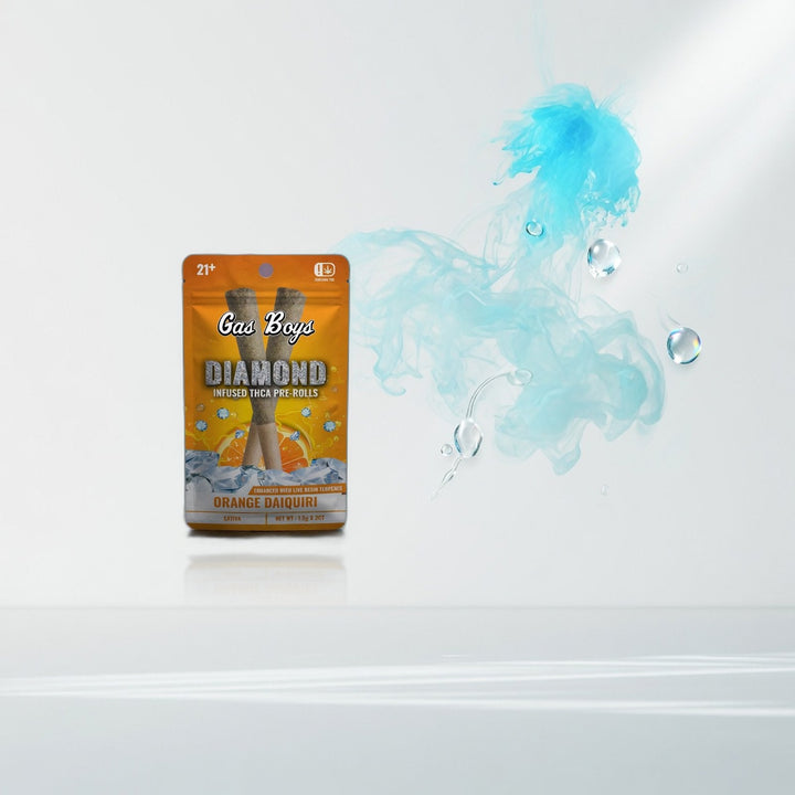 gas-boys-diamond-infused-prerolls — Elevate fountain packshot