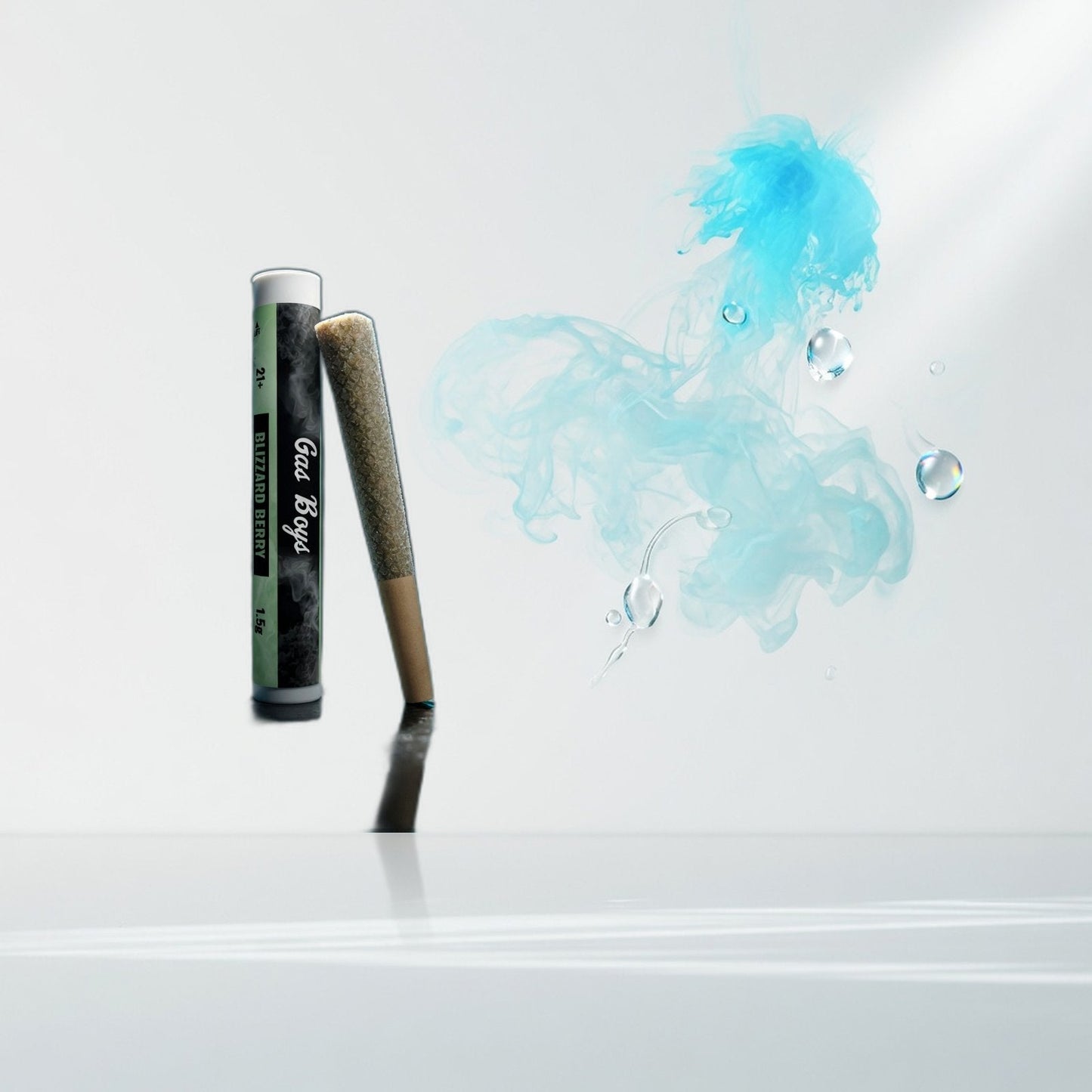 gas-boys-ice-hash-exotic-kief-infused-pre-roll-single — Elevate fountain packshot