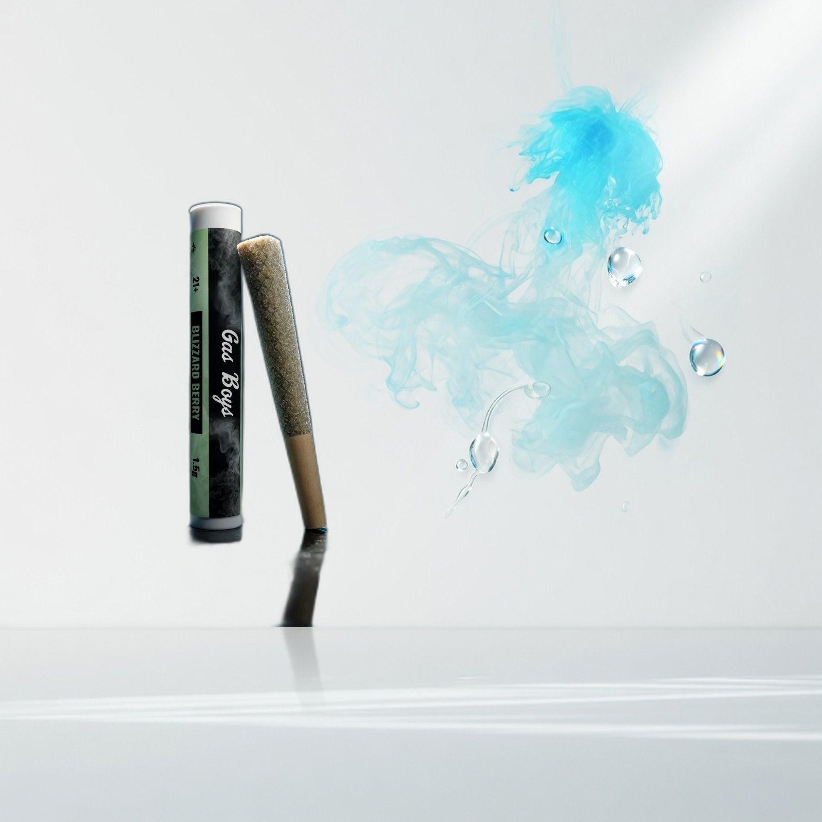 gas-boys-ice-hash-exotic-kief-infused-pre-roll-single — Elevate fountain packshot