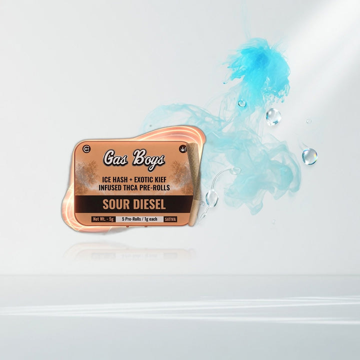Gas Boys Ice Hash + Exotic Kief Infused Pre-Rolls 5ct — Elevate fountain