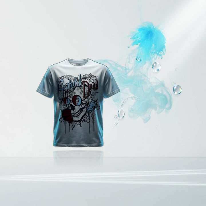 grateful-dead-shades-roses-white-t-shirt — Elevate fountain packshot