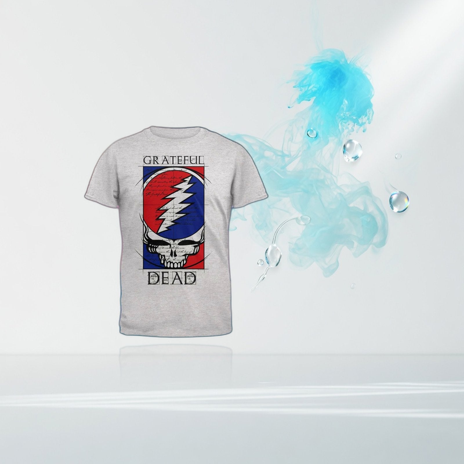 Grateful Dead - Steal Your Blueprint T-Shirt - Size Large — Elevate fountain