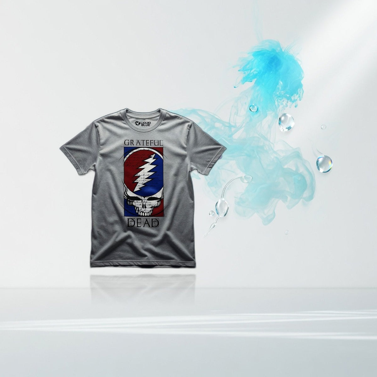 grateful-dead-steal-your-face-blueprint-edition-t-shirt — Elevate fountain packshot