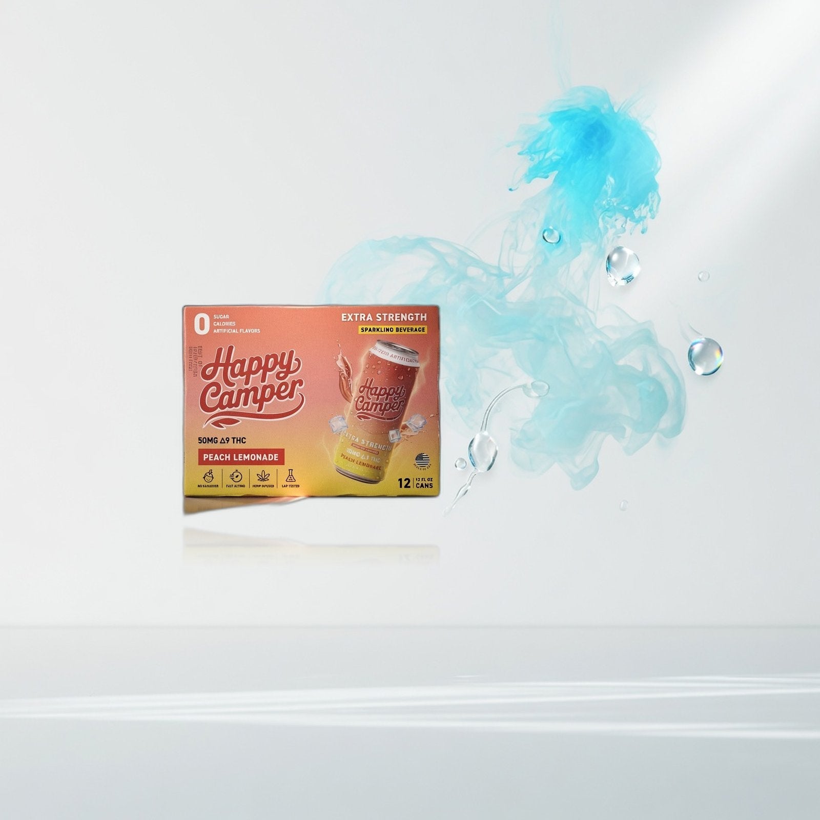 Happy Camper Extra Strength THC Drinks — Elevate fountain