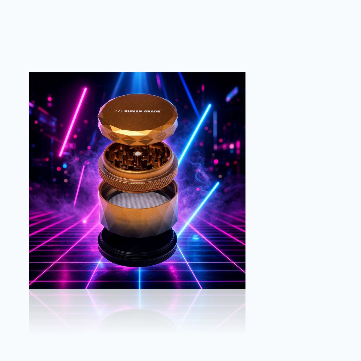 Human Grade 7F 4-Piece Grinder 2.5" — Elevate fountain