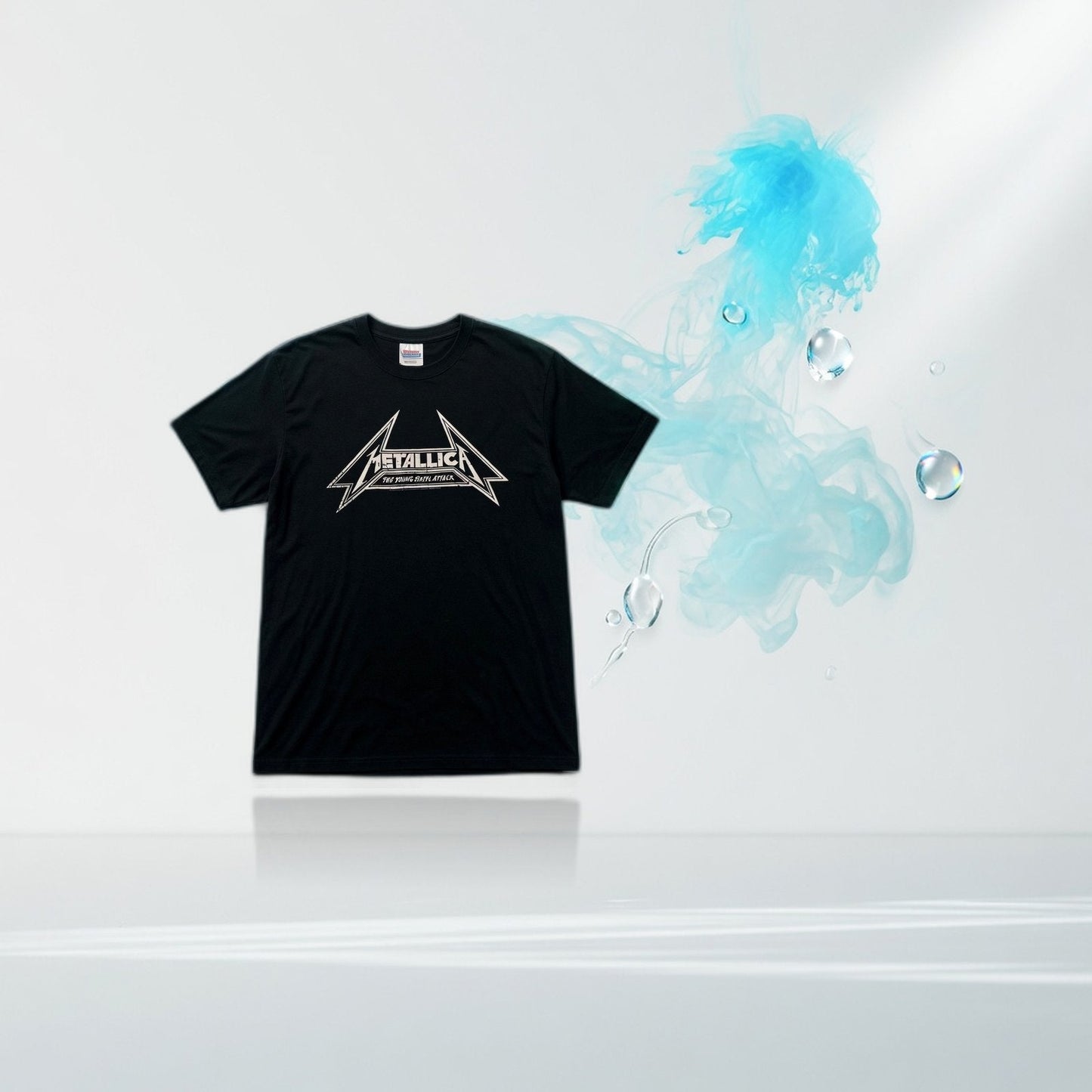 metallica-the-young-metal-attack-classic-t-shirt — Elevate fountain packshot
