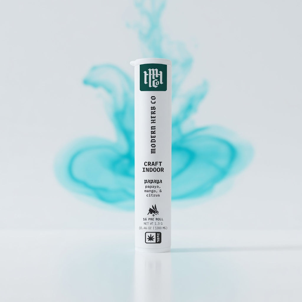 MHC Papaya pre-roll — Elevate fountain packshot