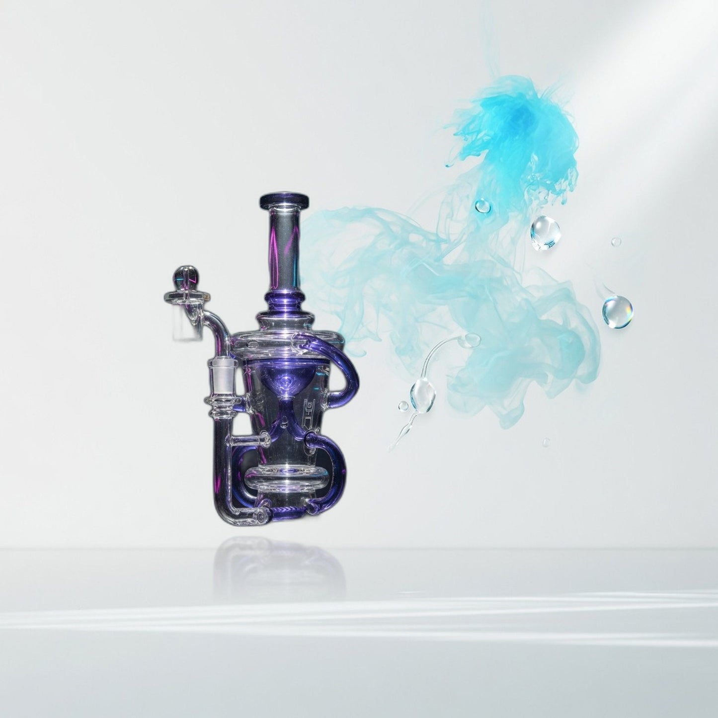 pink 10 25 straight recycler by human grade — Elevate fountain