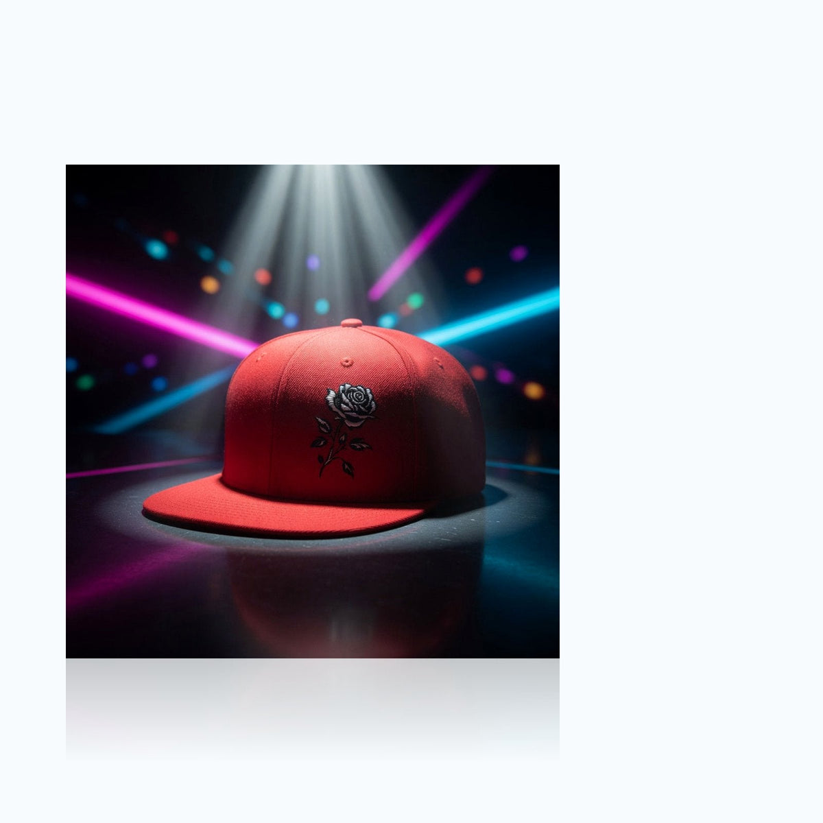 Rose Floral Snapback — Elevate fountain