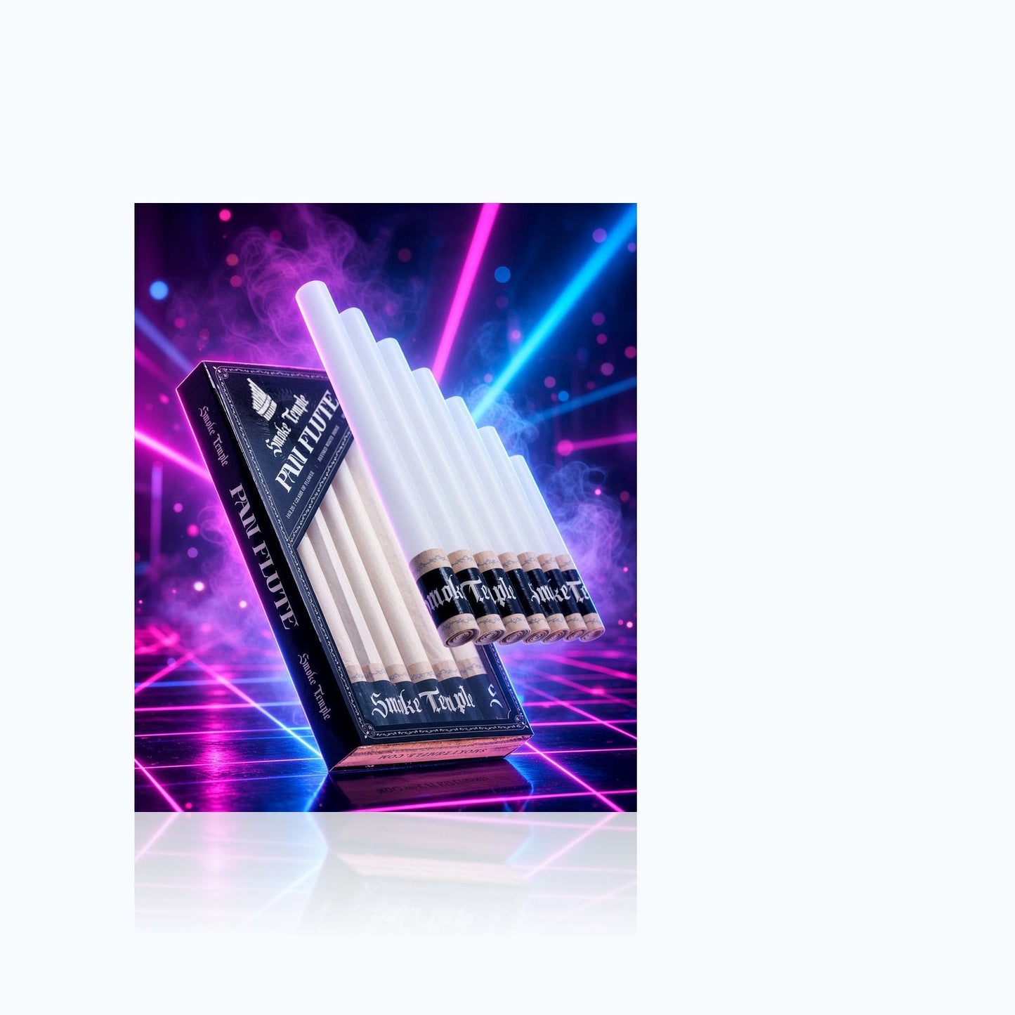 Smoke Temple 7 Layered Pan Flute Cone — Elevate fountain