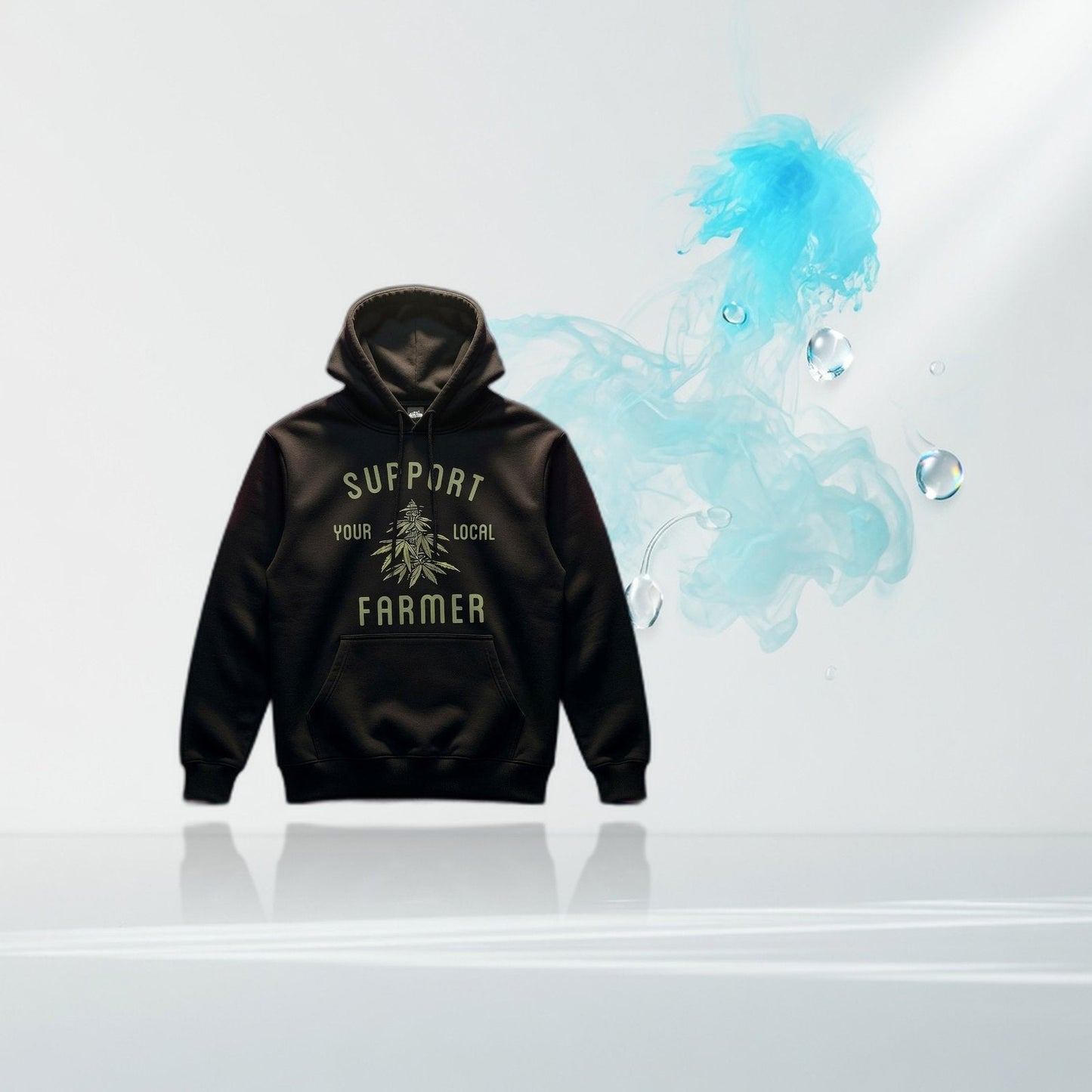 support-your-local-farmer-black-hoodie — Elevate fountain packshot