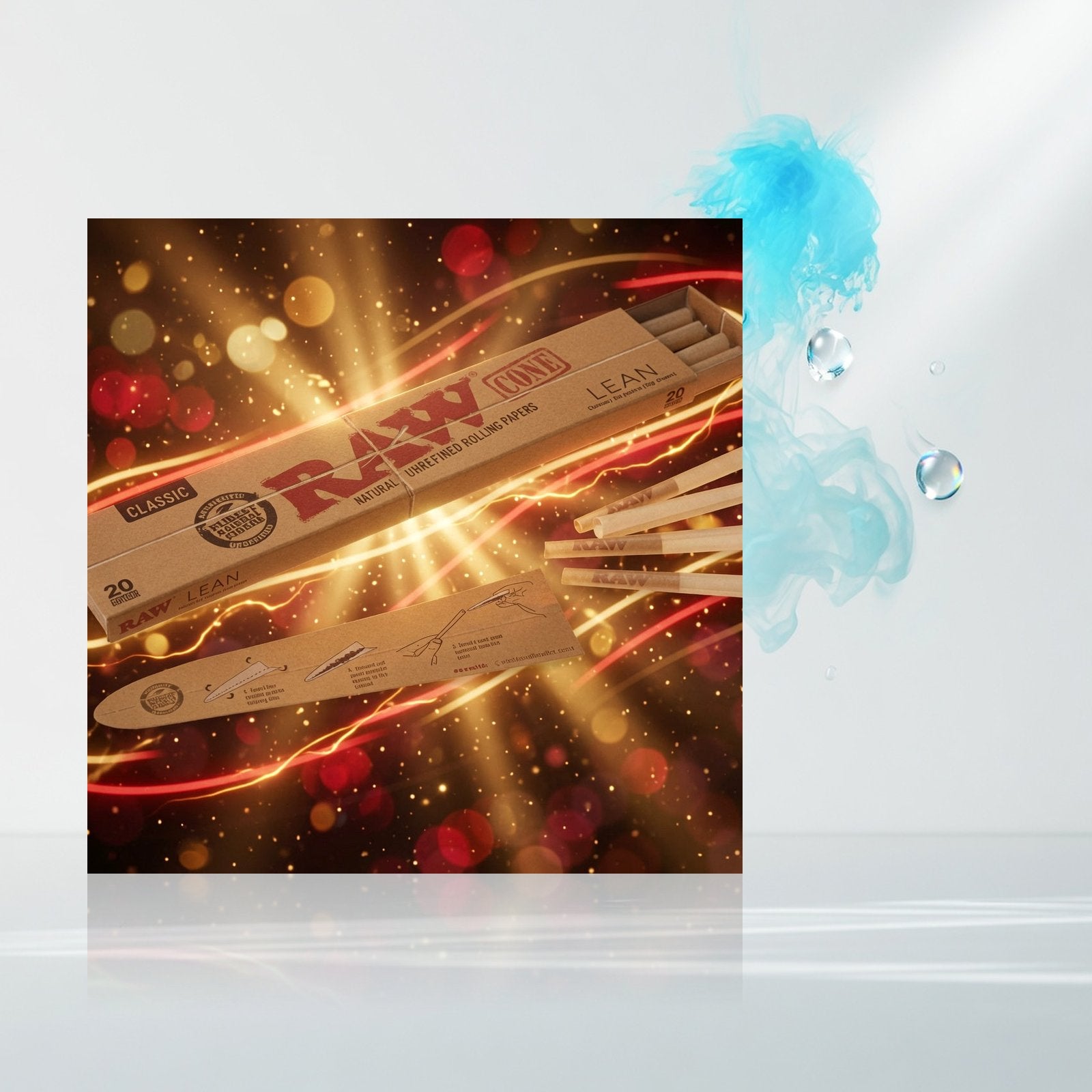 Raw Cones 20 Pack — Elevate fountain