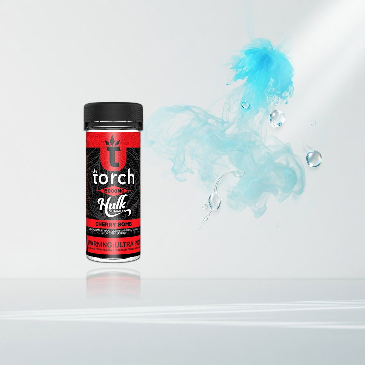 Torch Hulk fountain Cherry Bomb