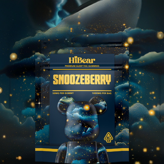 HiBear Snoozeberry 1000mg- CBD/CBN/D9 Gummies - HiBear - Sky High West Chester cincinnati