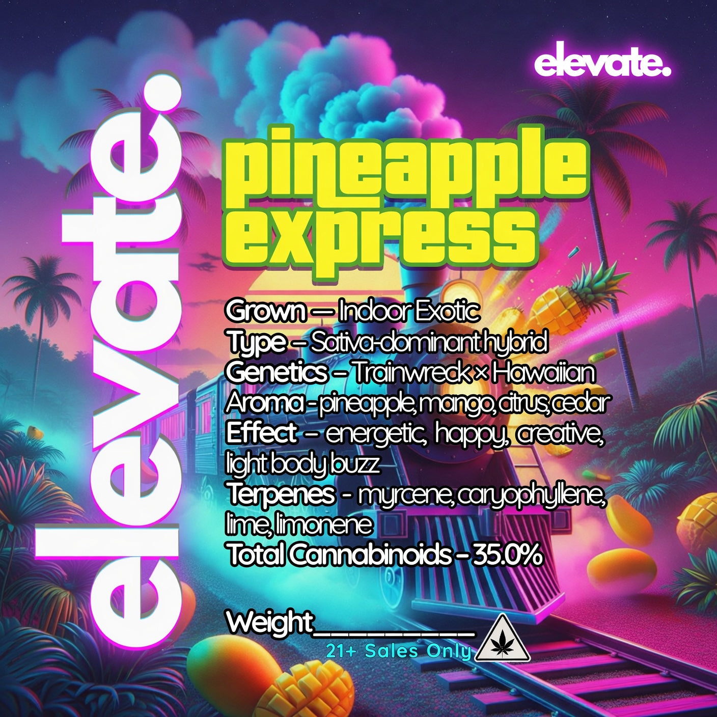 Pineapple Express Exotic - Sativa Flower