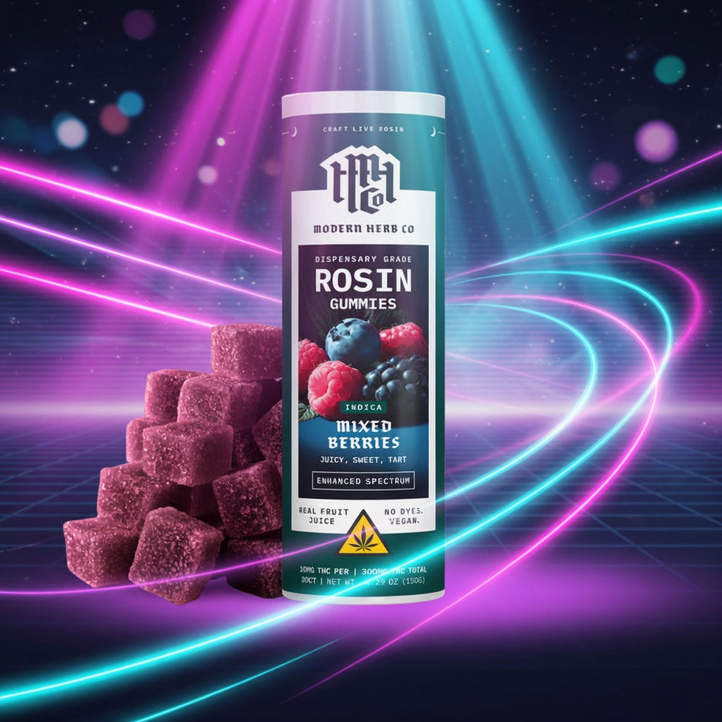 MHC Live Rosin D9 Gummy - 30ct - Mixed Berries (Indica)