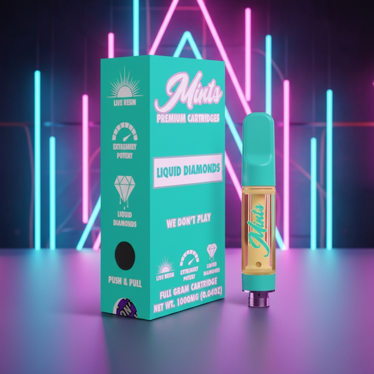 Mints - THCa Liquid CDT Diamonds Vape Carts (1 Gram)