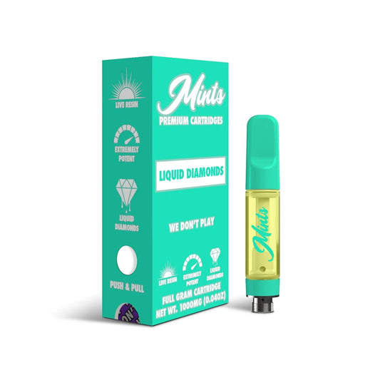 THCa Liquid CDT Diamonds Vape Carts (1 Gram) - Mints - Sky High Montgomery cincinnati