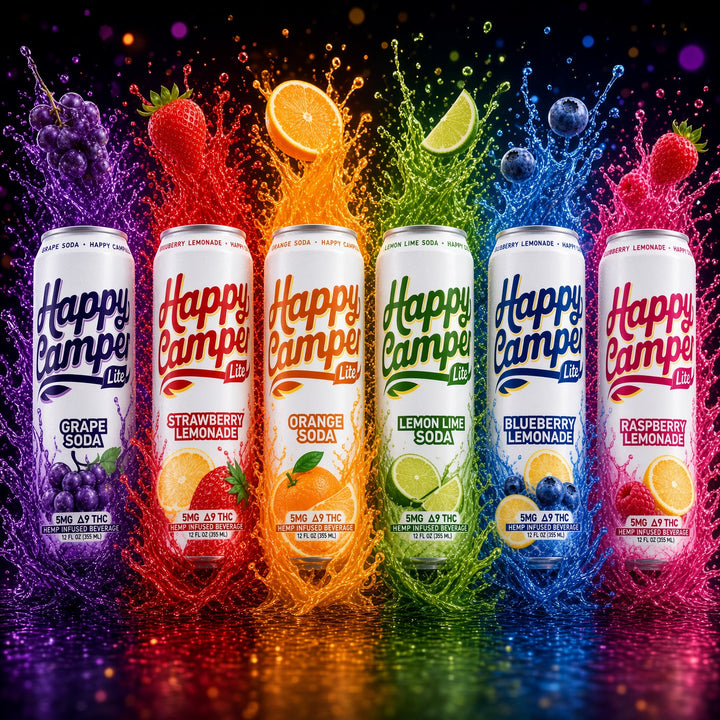 Happy Camper Lite - 5mg THC drinks — Elevate