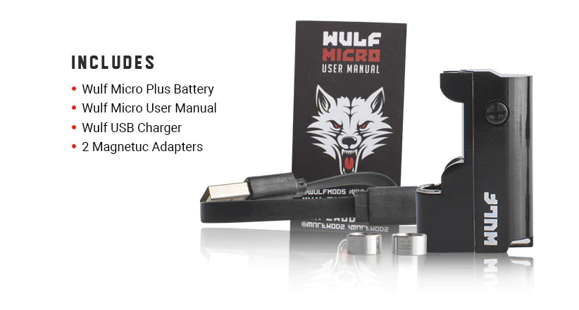 Wulf Mods by Yocan - Micro Plus - 500mAh Cart Vaporizer - Wulf Mods - Sky High West Chester cincinnati