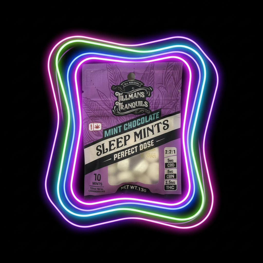 Tillman's Tranquils Microdose Effect-Specific THC Mints